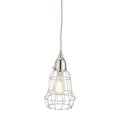 Elk Signature Wire 6'' Wide 1Light Mini Pendant, Silver 225040